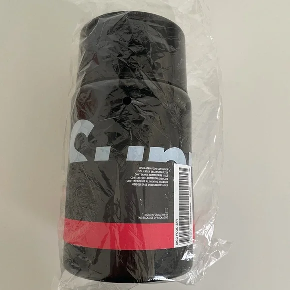 Authentic Supreme Black SIGG Food Jar - Picture 1 of 3